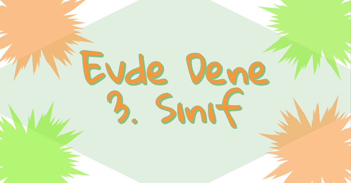 3. Sınıf Deneme Sınavı (Evde Dene! 40 soru)