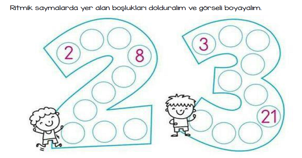 2.Sınıf Matematik Ritmik Sayma Etkinlikleri