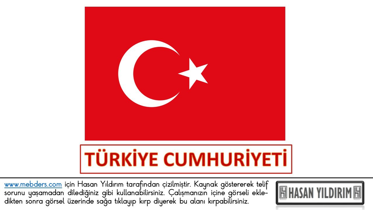 Türkiye Cumhuriyeti Bayrağı PNG