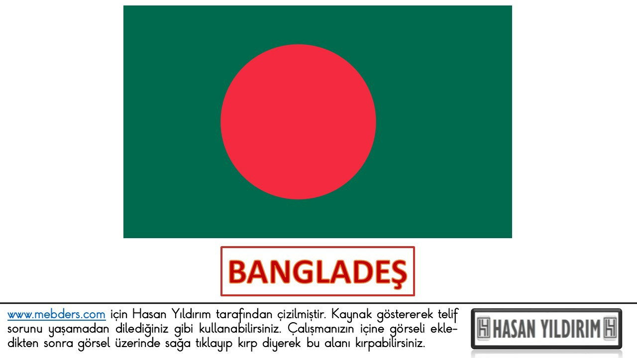 Bangladeş Bayrağı PNG