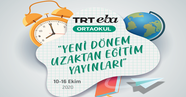 10 Ekim - 16 Ekim Arası EBA TV Ortaokul Yayın Akışı, Dersler, Konular