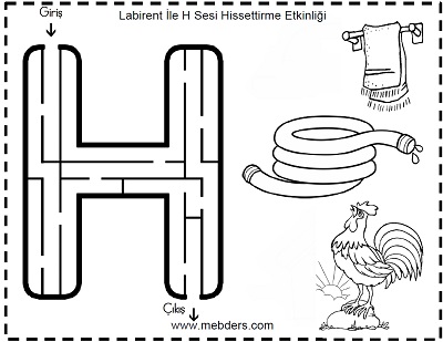 Labirent ile H Sesi Hissettirme Etkinliği