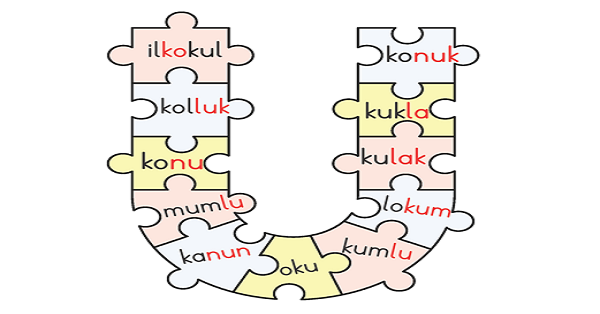 1.Sınıf İlk Okuma Yazma (U-u Sesi) Yapboz Etkinliği