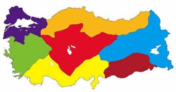 Türkiye Bölgeler Haritası 2