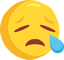 El çizimi ağlayan png emoji resmi