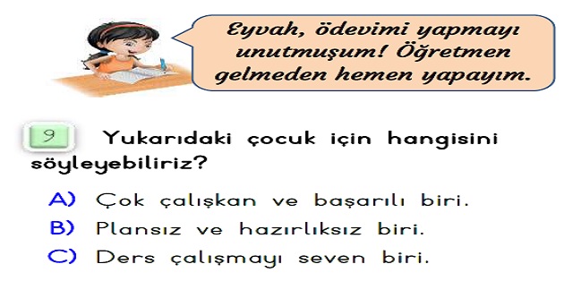 2.Sınıf Hayat Bilgisi Okulumuzda Hayat Ünitesi-Yaprak Test-2