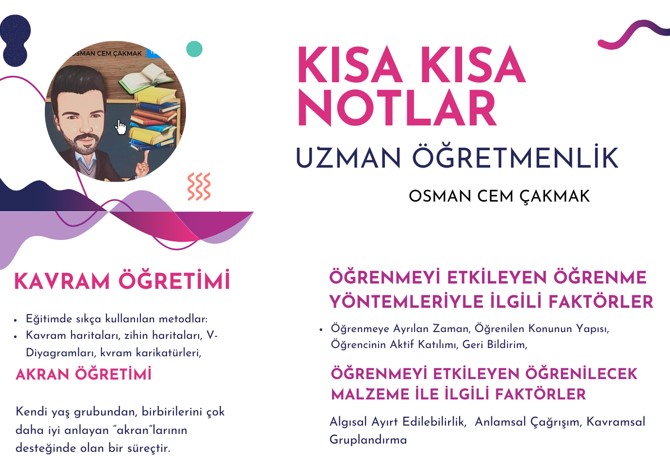 Uzman Öğretmenlik Kısa Kısa Notlar Serisi 3