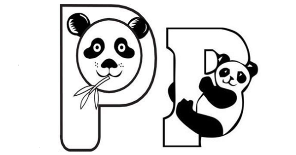 1.Sınıf İlk Okuma Yazma (P-p Sesi) Hissettirme Panda Boyama Etkinliği