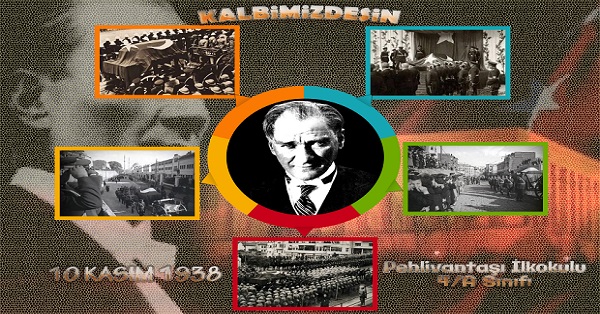 A3 Boyutunda Kalbimizdesin Atatürk Afişi