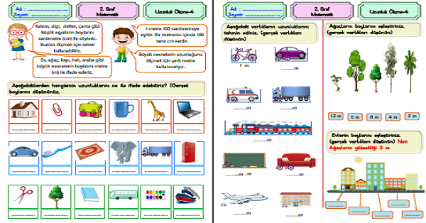 2.Sınıf Matematik Uzunluk Ölçüleri-4