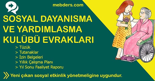 Sosyal Dayanışma ve Yardımlaşma Kulübü Evrakları