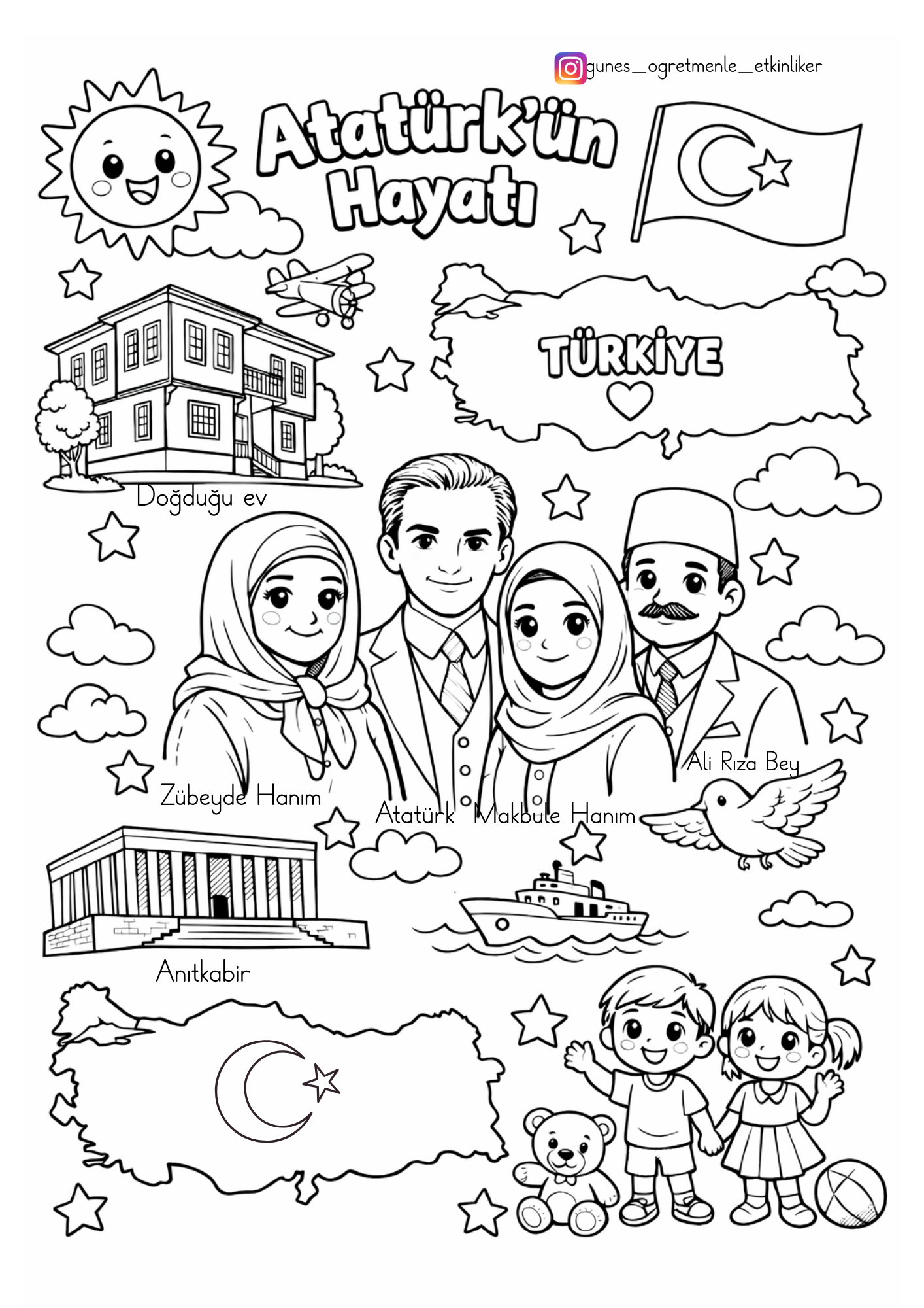 1.Sınıf Hayat Bilgisi Atatürk'ün Hayatı