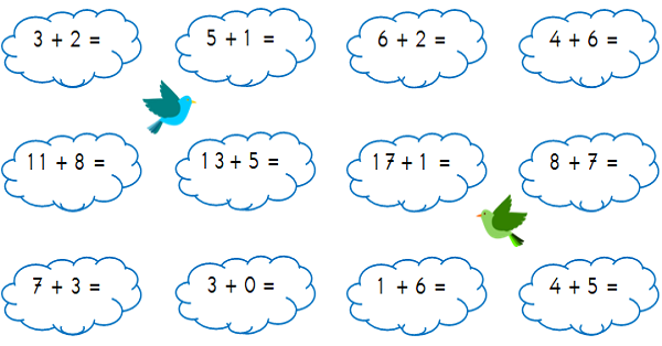 1.Sınıf Matematik Toplama İşlemi Etkinliği 2