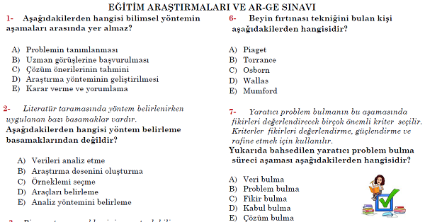 Uzman Öğretmenlik ve Başöğretmenlik Modül 4 Deneme Sınavı