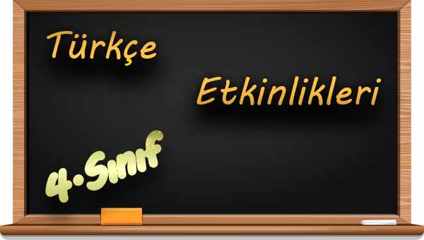 4.Sınıf Türkçe Yapılarına Göre Sözcükler (Basit, Türemiş ve Birleşik Sözcükler) Etkinliği 1