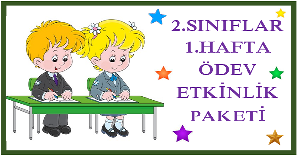 2026-2027 Yılı 2. Sınıf 1. Hafta Ödev, Etkinlik Paketi