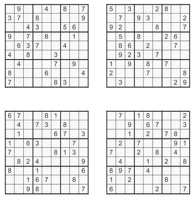 Zor Seviye Sudoku 4