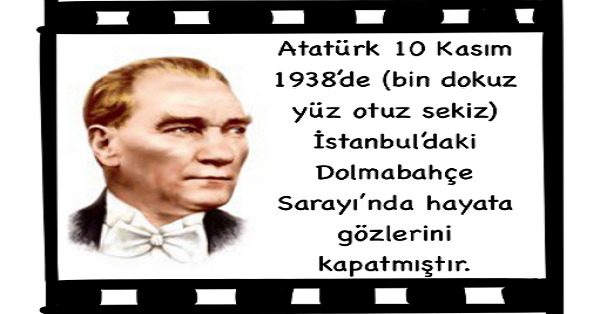 Atatürk’ün Hayatı Etkinliği