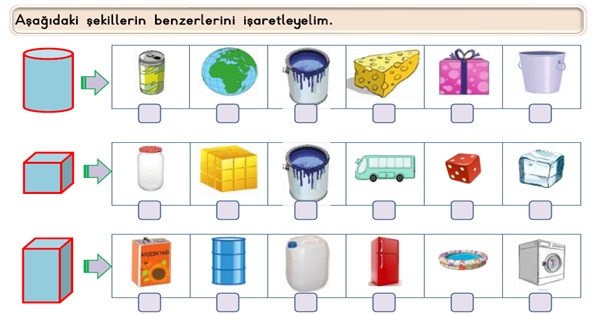 2.Sınıf Matematik Geometrik Cisimler ve Şekiller Etkinliği-5