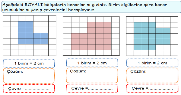 4.Sınıf Matematik Çevre Ölçme (Kare ve Dikdörtgenin Çevre Uzunluklarını Bulma)-3