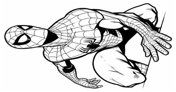 Boyama Çalışması (Örümcek Adam) 2