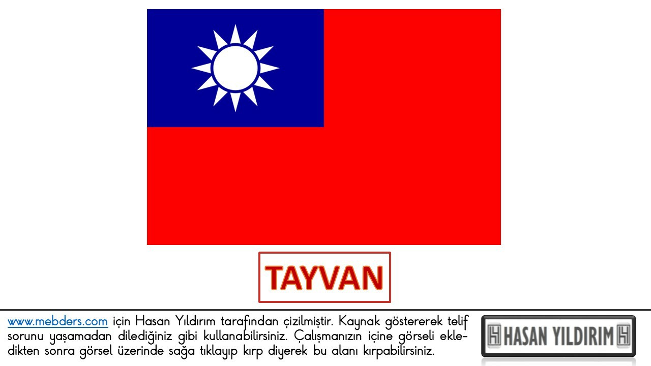 Tayvan Bayrağı PNG