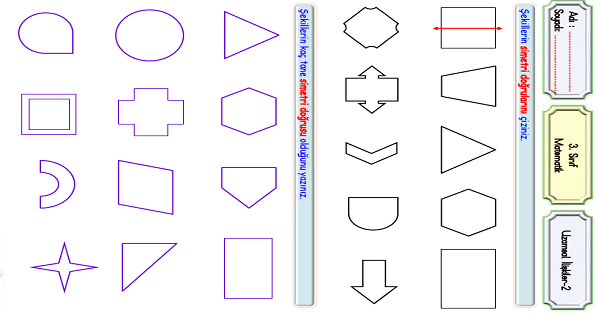 3.Sınıf Matematik Uzamsal İlişkiler (Simetri)-2