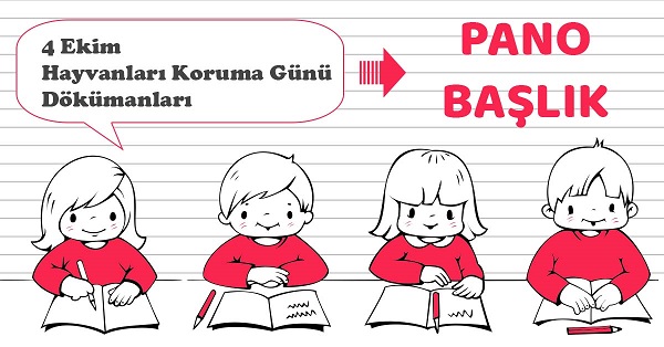 4 Ekim Hayvanları Koruma Günü Pano Başlık Örnekleri