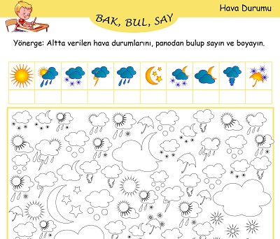 Bak, Bul, Say Etkinliği - Hava Durumu