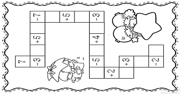 1. Sınıf Matematik Labirentli Toplama Ve Çıkarma İşlemi 3