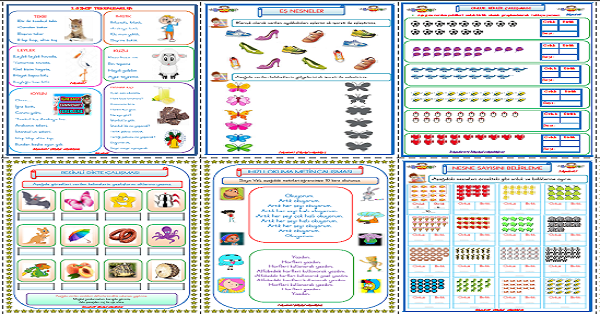 1. Sınıf Yarıyıl Tatil Ödevi (32 Sayfa)