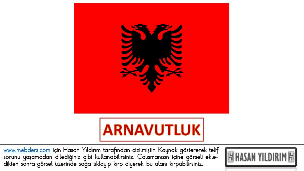 Arnavutluk Bayrağı PNG