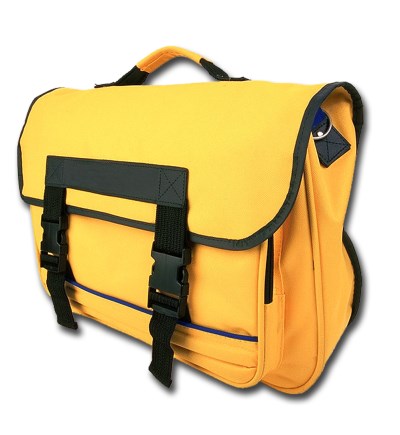 Sarı okul çantası resmi png