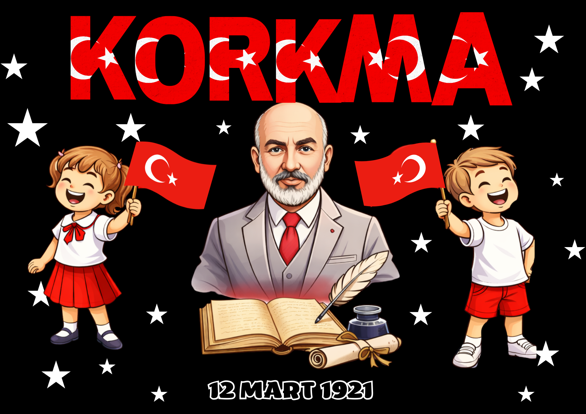 İstiklal Marşı Pano