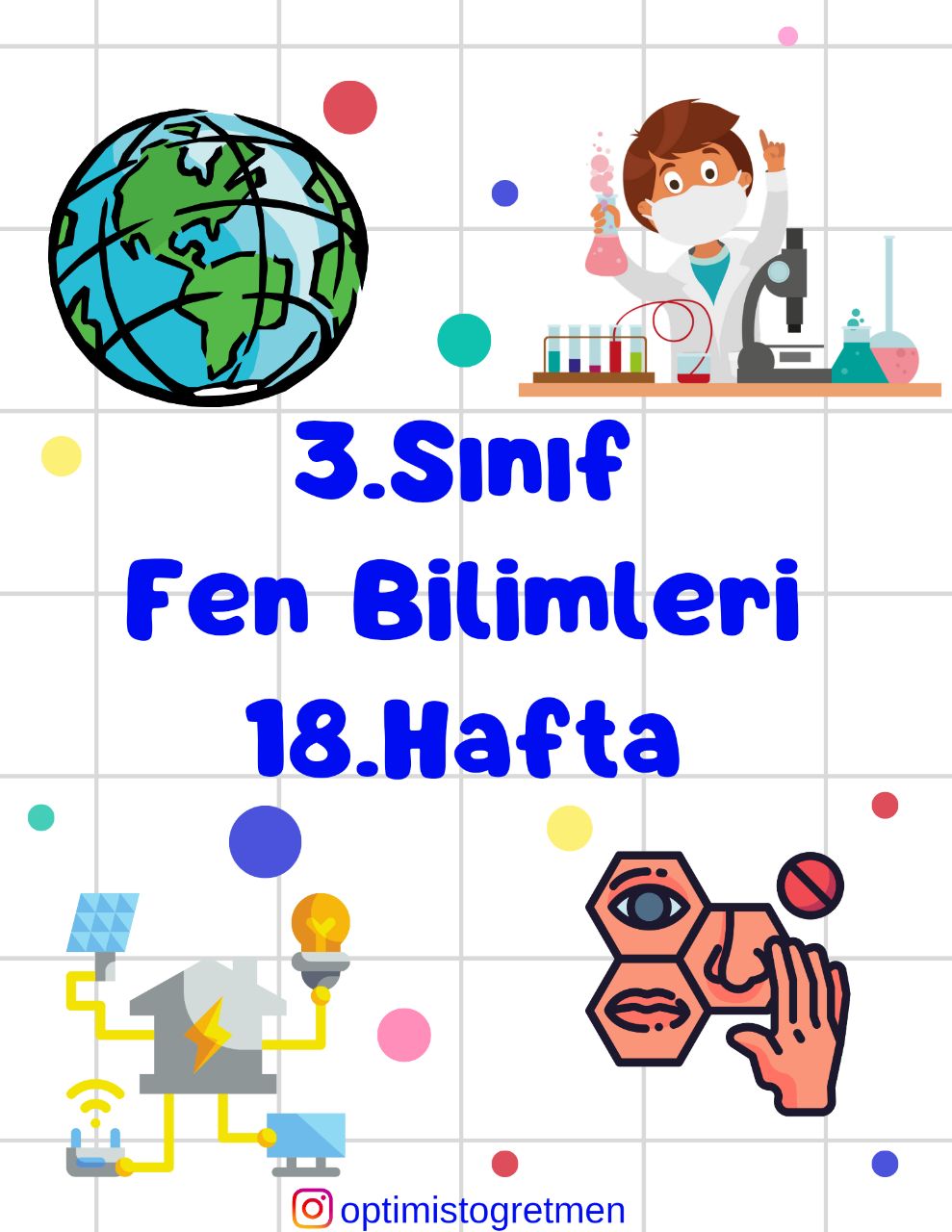 3. Sınıf Fen Bilimleri Işık Kaynakları Çalışma Kağıdı