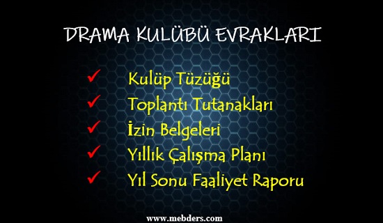 Drama Kulübü Evrakları