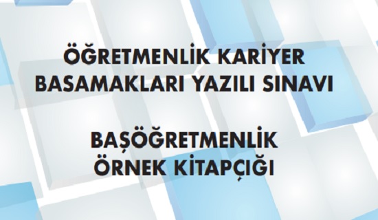 Mili Eğitim Bakanlığı Başöğretmenlik Sınavı Örnek Sorular