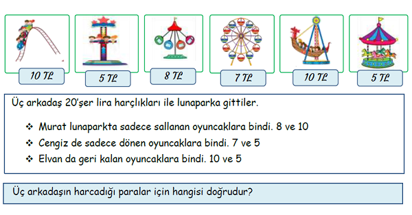 3.Sınıf Fen Bilimleri Varlıkların Hareketleri Yeni Nesil Sorular