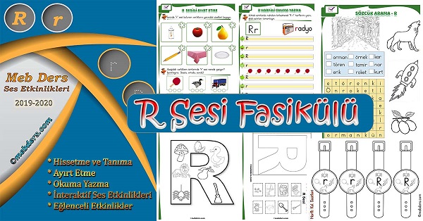 1.Sınıf İlkokuma R Sesi Fasikülü