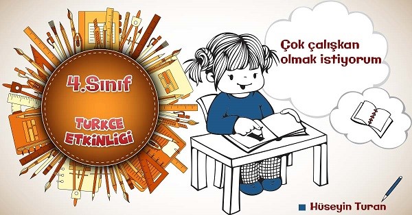 4.Sınıf Türkçe Şiir Yazma ve Sözcükte Anlam Etkinliği