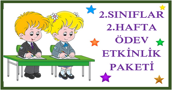 2026-2027 Yılı 2. Sınıf 2. Hafta Ödev, Etkinlik Paketi