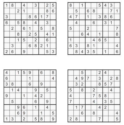 Orta Seviye Sudoku 9