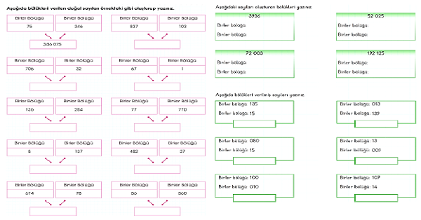 4. Sınıf Matematik Bölüklere Ayırma 1
