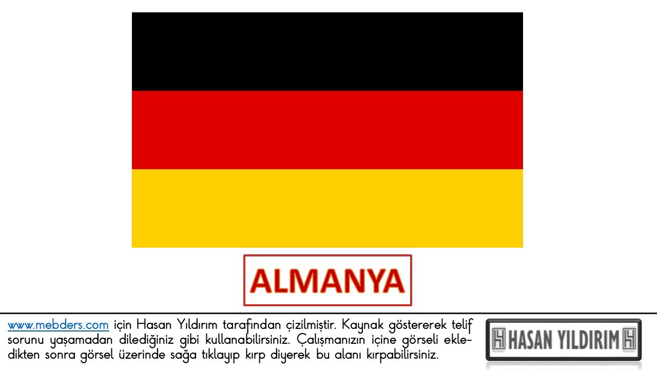 Almanya Bayrağı PNG