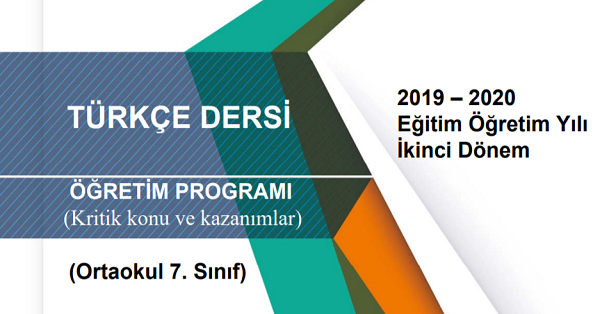 7.Sınıf Türkçe Telafi Programı, Konu ve Kazanımları