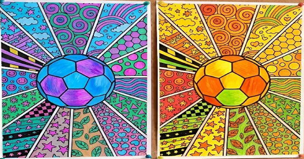 Dünya Kupası İçin Eğlenceli Sanat Boyama Etkinliği