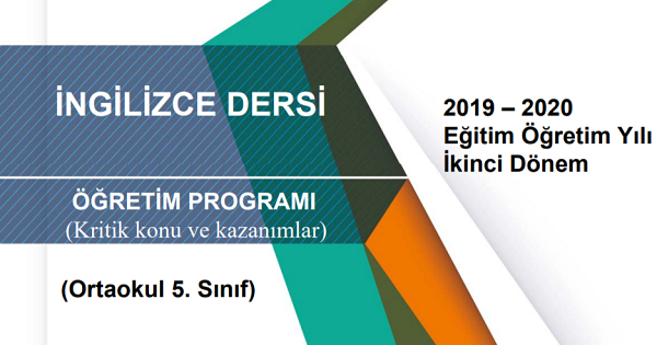 5.Sınıf İngilizce Telafi Programı, Konu ve Kazanımları