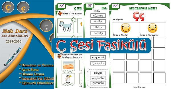 1.Sınıf İlkokuma Ç Sesi Fasikülü