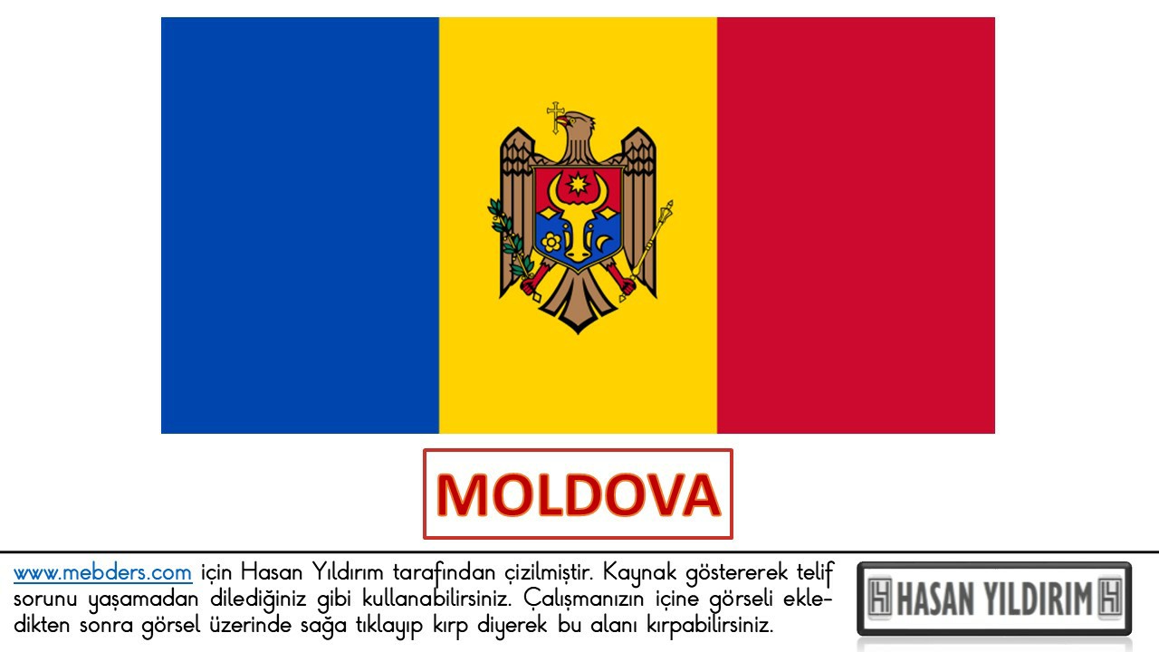 Moldova Bayrağı PNG