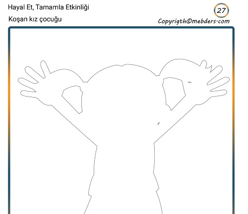 Hayal Et, Tamamla Etkinliği 27 - Koşan Kız Çocuğu